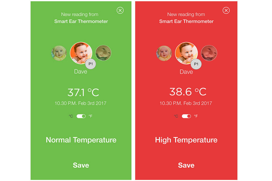 smart ear thermometer