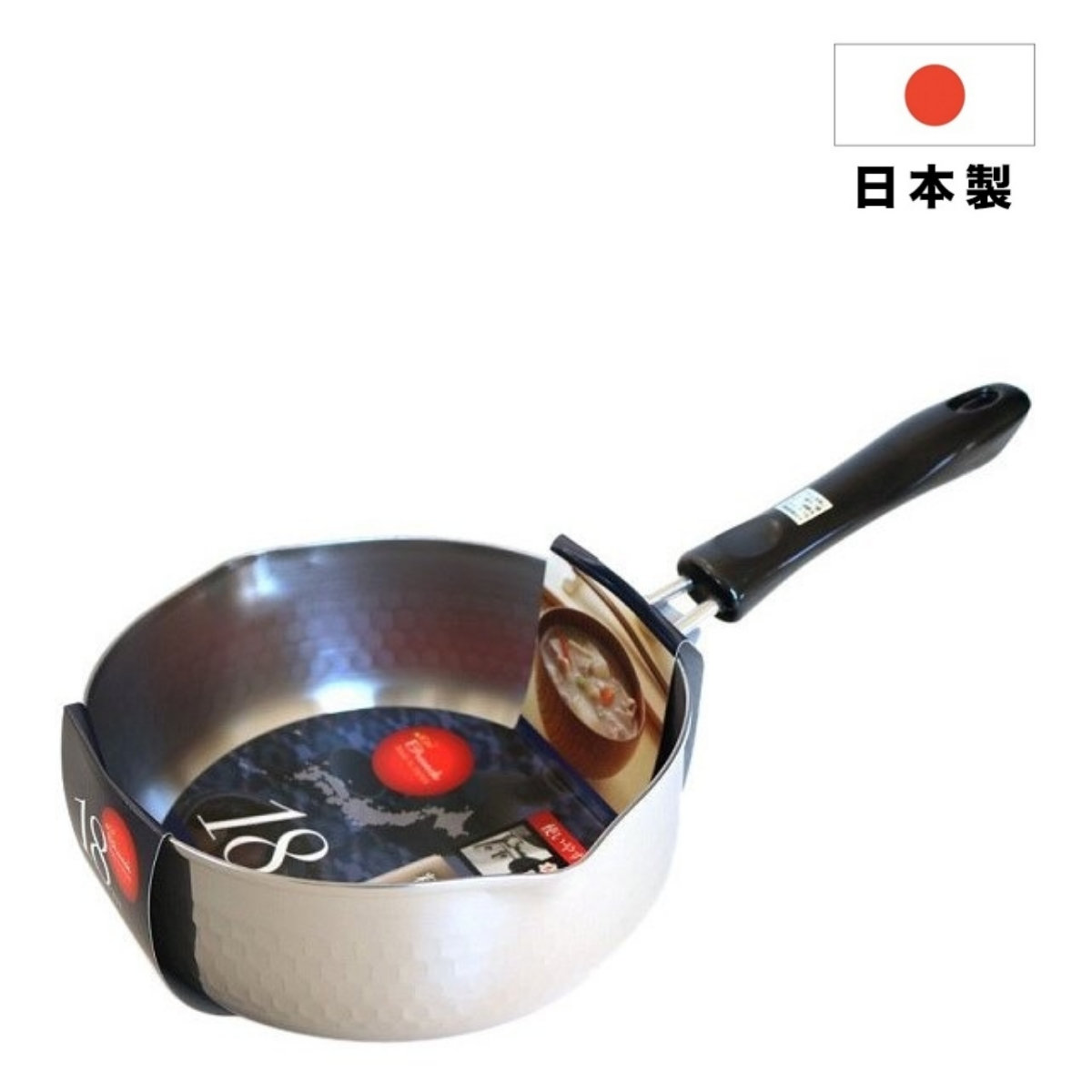 日式不銹鋼雪平鍋 (電磁爐適用)