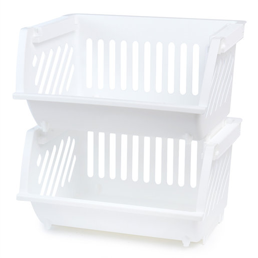 stackable plastic storage bins with lids