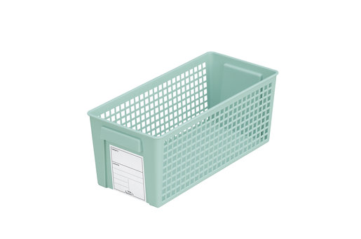 turquoise storage baskets