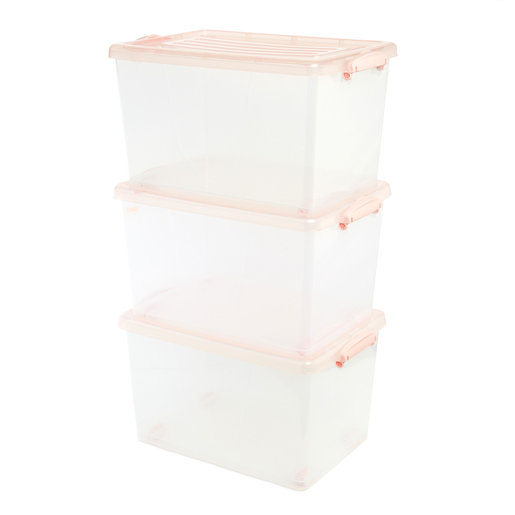 plastic storage containers with wheels and handle