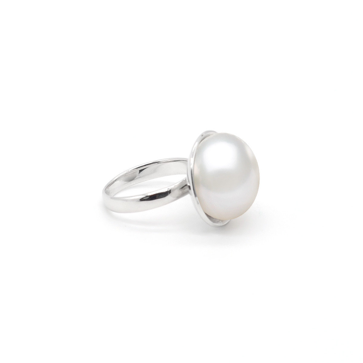 15mm Cultured fresh water pearl ring