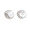 10mm Keshi cultured fresh water pearl earring