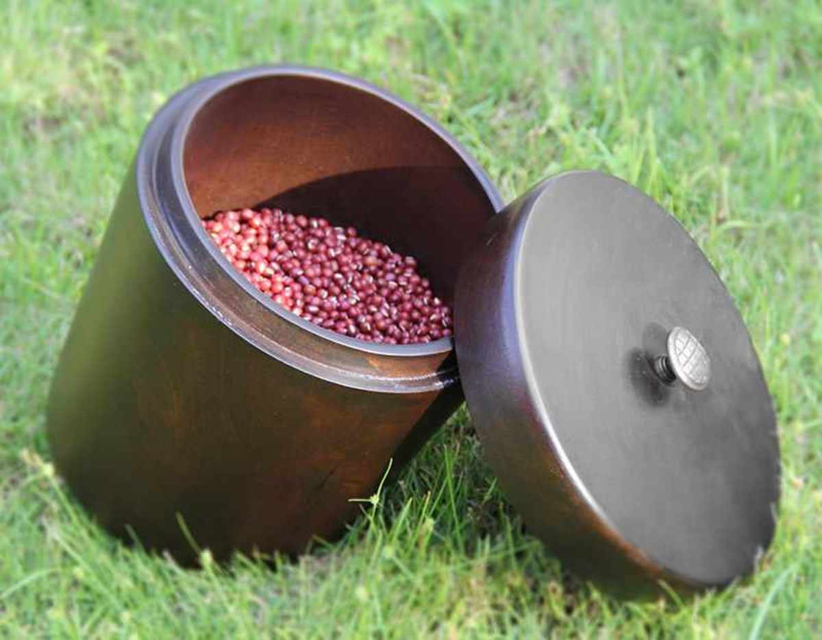 Large Wood Box (Dark Brown)