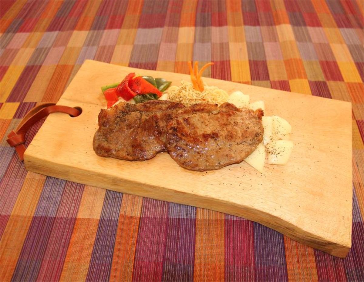 長形木砧板連皮帶-不連樹皮