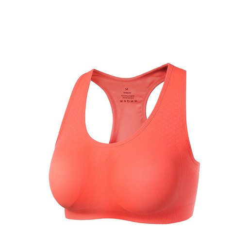 orange sports crop top