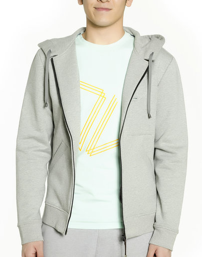 light grey zip up hoodie