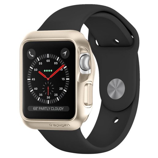 Spigen | Apple Watch Series 3/2/1 (38mm) Slim Armor 保護殻- 金