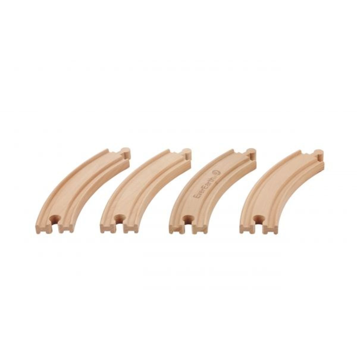 Curved Train Track (4pcs)