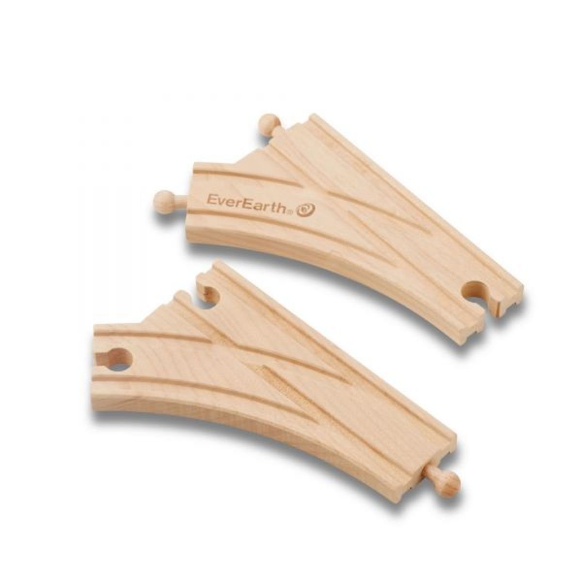 Curved Switch Train Tack (2pcs)
