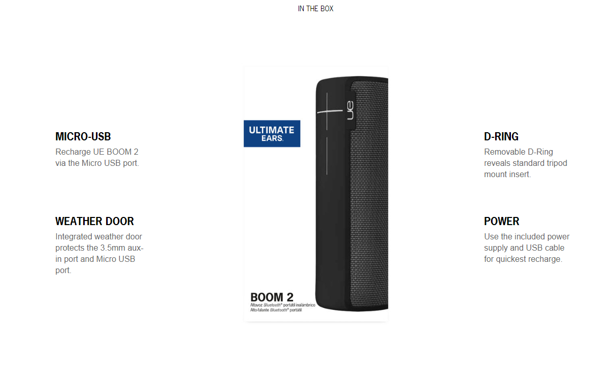 ue boom 2 weather door