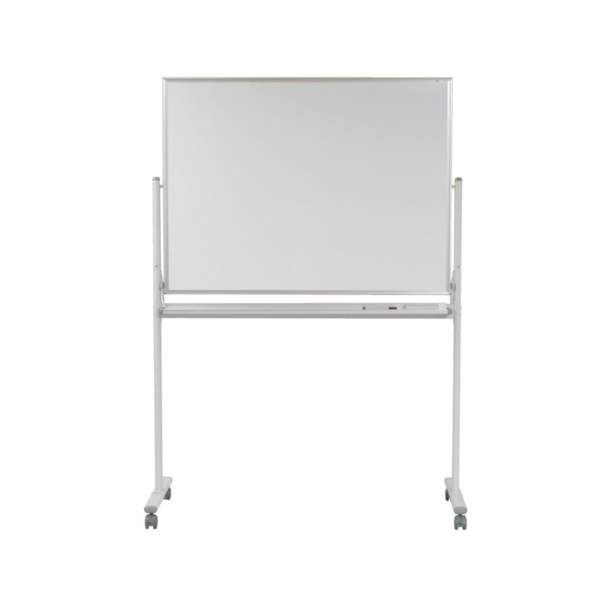 Double-sided Porcelain Enamel Magnetic Whiteboard with Mobile Stand W1210 x H910mm