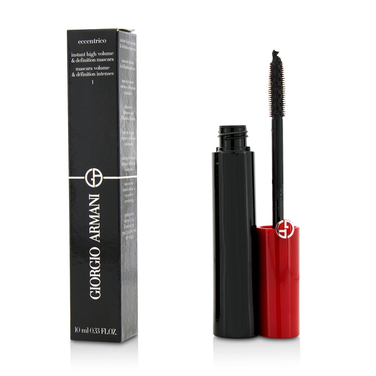 Eccentrico Instant High Volume &amp; Definition Mascara - # 1 Obsidian Black  -[Parallel Import Product]