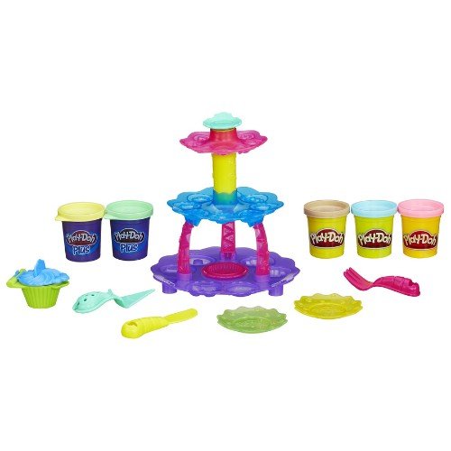 play doh kitchen creations cupcake tower