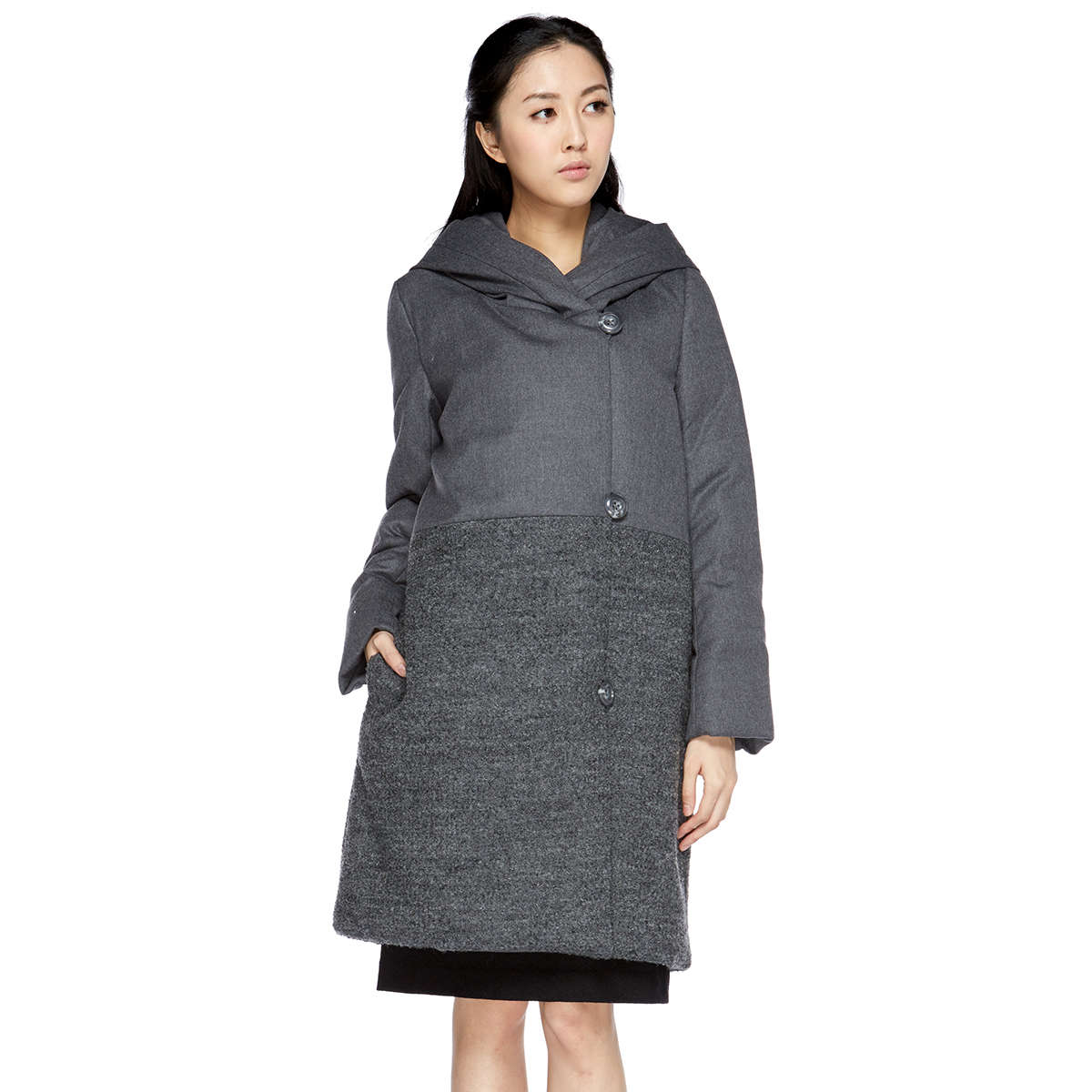Flannel combi design coat