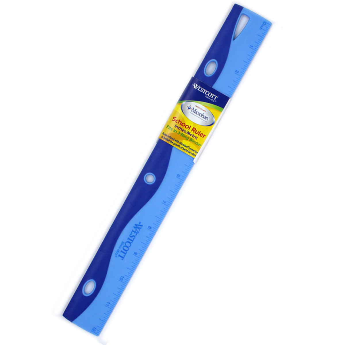 USA Brand - 12" wave ruler with Microban