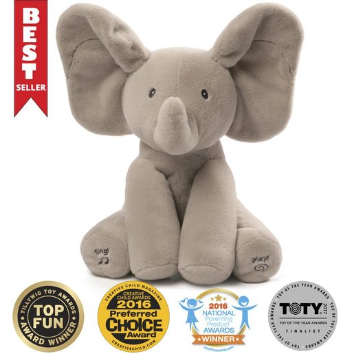 flappy elephant baby toy