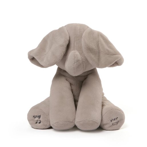 flappy animated plush elephant with music by gund