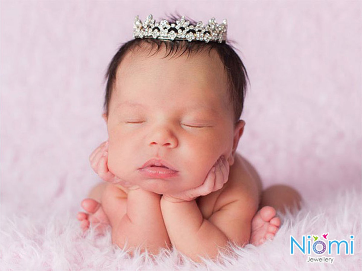 初生嬰兒 Baby BB 迷你皇冠 小王子/小公主 可愛精緻 攝影造型配件 頭飾