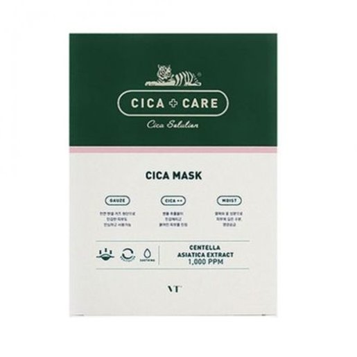 Vt Cica Care Mask 老虎面膜10片 Hktvmall 香港最大網購平台